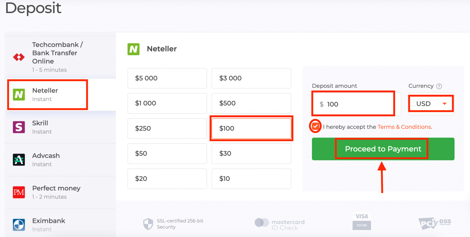 Cara Menyetor Uang di IQ Option melalui Neteller Cara Menyetor Uang di IQ Option melalui Neteller