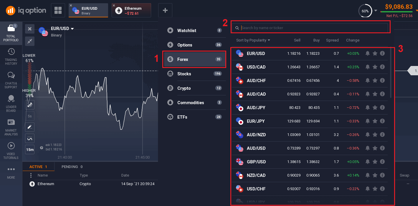 IQ Option: Deposite y opere con CFD (Forex, Cripto, Acciones) IQ Option: Deposite y opere con CFD (Forex, Cripto, Acciones)