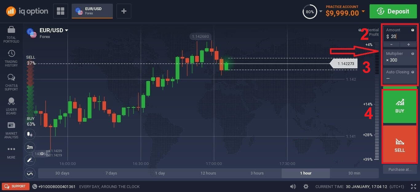 IQ Option. գրանցել և առևտուր անել CFD-ներով (Forex, Crypto, Stocks)