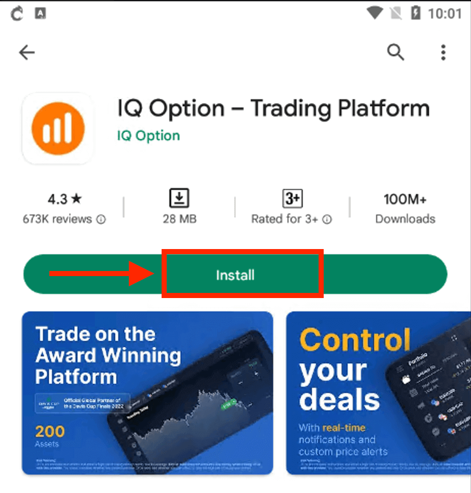 افتح حسابًا تجريبيًا على IQ Option: الإعداد السريع والوصول
