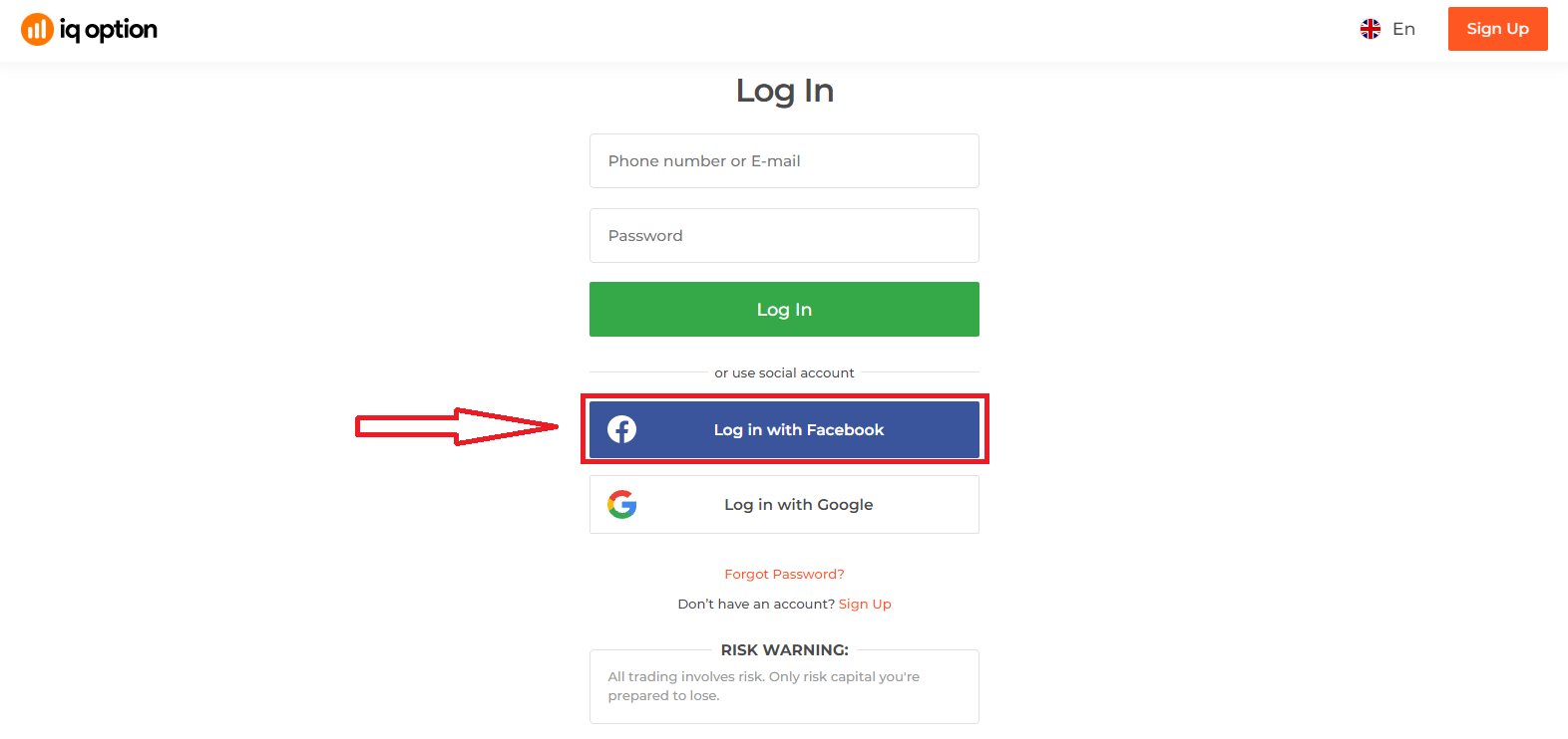 How to Register and Login Account in IQ Option